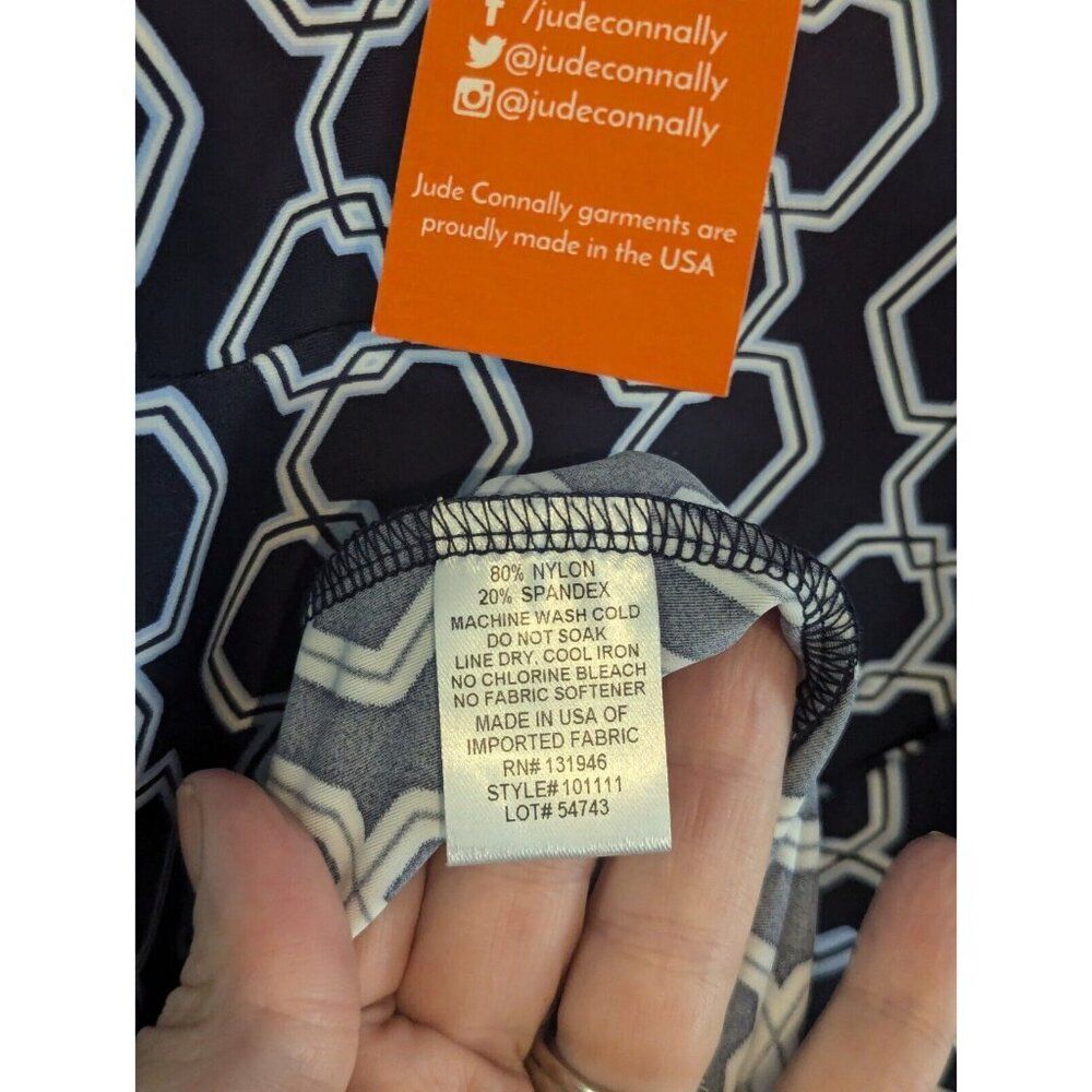 Jude Connally Dress XXL Navy Blue Megan Dancing Links - Picture 11 of 14